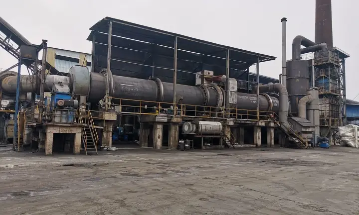 Activated carbon carbonization production line at the Ningxia factory